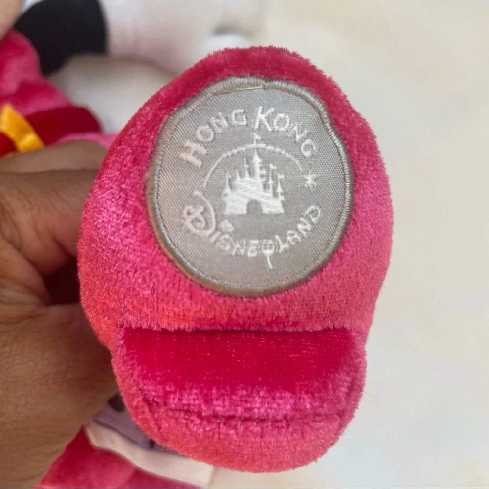Hong Kong Disneyland Minnie Mouse Plush Doll with Pink Dress 12
